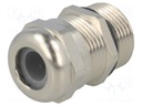 Cable gland; with long thread; PG13,5; IP68; Mat: brass