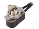 Switch: toggle; Pos: 2; SPST; OFF-ON; 3A/250VAC; 6A/12VDC; 50mΩ; 1kV
