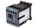 Contactor: 4-pole; NO x4; 24VAC; 10A; DIN,on panel; 3RH20; -25÷60°C