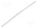 Hole and edge shield; polyetylene; L: 10m; natural; C: 4.5mm; B: 2mm