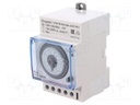 Programmable time switch; 4h÷7days; SPDT; 250VAC/16A; 230VAC