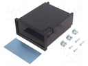 Enclosure: panel; X: 96mm; Y: 120mm; Z: 48mm; ABS; black; DIN: 43700