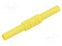 Adapter,socket; 4mm banana; banana 4mm socket x2; 32A; 1kV