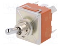 Switch: toggle; Pos: 2; 3PST; ON-OFF; 15A/250VAC; 15A/30VDC
