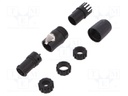 Plug; loudspeaker; female; PIN: 3; for cable; 16A; 250V; Series: HPT
