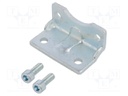 Foot mounting; 60mm; Kit: mounting screws x2