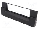 Radio mounting frame; BMW; 1 DIN; black