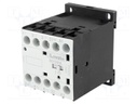 Contactor: 3-pole; NO x3; Auxiliary contacts: NC; 230VAC; 12A; DIN