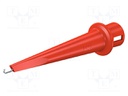 Clip-on probe; red; 90.2mm