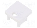 Cap for LED profiles; white; ABS; Application: SMART10