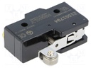 Microswitch SNAP ACTION; with lever (with roller); SPDT; Pos: 2