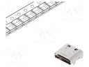 Socket; USB C; CX; on PCBs; SMT; PIN: 24; horizontal; Gen2; USB 3.1