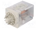 Relay: electromagnetic; 3PDT; Ucoil: 48VDC; 10A; max.250VAC; 83g