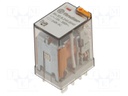 Relay: electromagnetic; DPDT; Ucoil: 240VAC; Icontacts max: 20A
