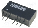 Converter: DC/DC; 1W; Uin: 4.5÷5.5V; Uout: 12VDC; Uout2: -12VDC; SIP7
