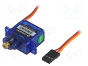 Motor: servo; 4.8÷6VDC; micro; digital; 14g; 22.4x12.5x22.8mm