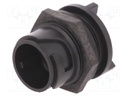 Connector: circular; socket; male; PIN: 10; w/o contacts; UL94V-0