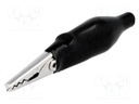 Crocodile clip; 60VDC; Grip capac: max.6mm; Overall len: 36.5mm