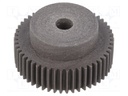 Spur gear; whell width: 25mm; Ø: 52mm; Number of teeth: 50; ZCL