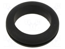Grommet; black; UL94HB; TPR