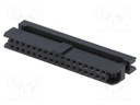 Plug; IDC; female; PIN: 34; IDC; for ribbon cable; 1mm; gold flash