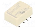 Relay: electromagnetic; DPDT; Ucoil: 3VDC; 0.3A/125VAC; 1A/30VDC