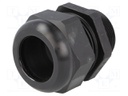 Cable gland; with long thread; M40; IP68; Mat: polyamide; black