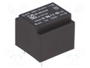 Transformer: encapsulated; 0.5VA; 230VAC; 12V; 42mA; Mounting: PCB