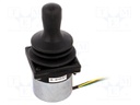 Joystick; 2- axes; Stabl.pos: 1; -40÷80°C; Linearity: ±5 %; 36x36mm