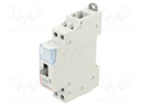 Contactor: 2-pole installation; NO x2; 230VAC; 25A; DIN; SM400