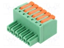 Connector: pluggable terminal block; plug; female; PL; 10A; 300V