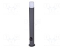 WithSCHUKO socket; CORTA; IP54; Lamp: garden luminaire; Cap: E27
