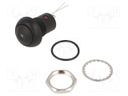 Switch: push-button; Pos: 2; SPST-NO; 0.1A/50VDC; OFF-(ON); IP67