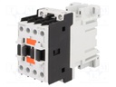 Contactor: 3-pole; NO x3; Auxiliary contacts: NC; 24VDC; 12A; DIN