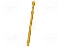 Test needle; Operational spring compression: 4mm; 8A; Ø: 2mm; 3N