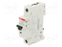Circuit breaker; 230VAC; 220VDC; Inom: 0.5A; Poles: 1; Charact: C