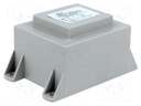 Transformer: encapsulated; 20VA; 230VAC; 6V; 3.33A; Mounting: PCB