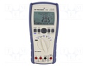 Digital multimeter; USB; LCD; (100000); 3x/s; I DC: 10mA,100mA,10A