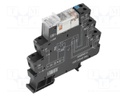 Relay: interface; DPDT; Ucntrl: 12VDC; 8A; DIN; Variant: Relay set