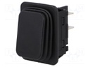 ROCKER; DPST; Pos: 2; OFF-ON; 20A/250VAC; black; none; 100mΩ