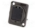 Protection cap; black; plastic; Case: XLR standard; 19x24mm