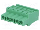 Pluggable terminal block; 5.08mm; ways: 5; angled 90°; plug; 320V