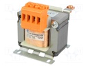 Transformer: mains; 50VA; 230VAC; 230V; Leads: terminal block; IP00