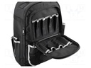 Backpack; tool case; L: 155mm; W: 330mm; H: 430mm