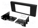 Radio mounting frame; BMW; 2 DIN; black