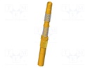 Test needle; Operational spring compression: 1mm; 2A; Ø: 0.3mm