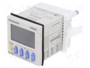 Timer; Range: 0,001s÷999,9h; SPDT; 24VAC; socket,on panel; 45x45mm