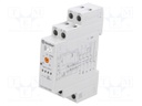 Relay: timer; bistable,monostable; SPDT; 24VAC; DIN; 16A; -10÷60°C