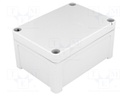 Enclosure: multipurpose; X: 95mm; Y: 130mm; Z: 65mm; TEMPO; ABS; grey