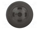 Switch: push-button; Stabl.pos: 1; 22mm; black; Illumin: none; IP67